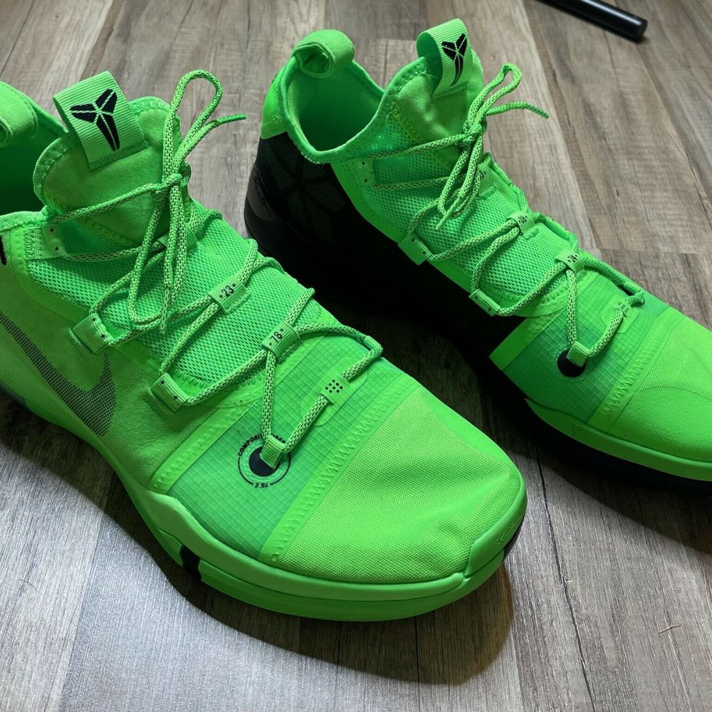Nike Mens Kobe AD Exodus AR5515-301 Green Lace Up Athletic Basketball Shoe US 16